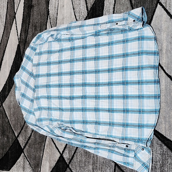 BKE EMBROIDERED PLAID SNAP-BUTTON LONG-SLEEVED SHIRT - Picture 10 of 13